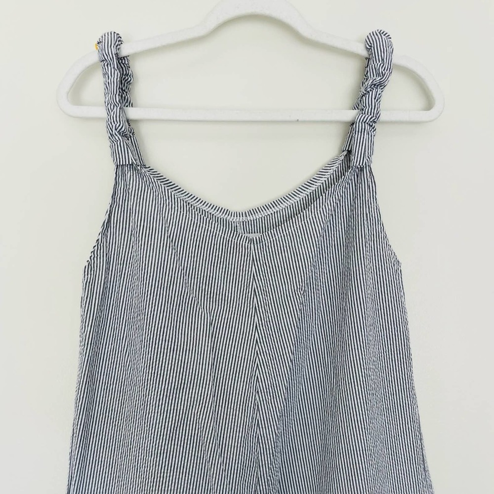 - New! Beachwood Baby brand jumpsuit. White and Blue Stripes. Size XS - Picture 5 of 14